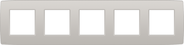 Niko Original light grey 5-voudig Horizontaal/Vertikaal Niko Original Light Grey