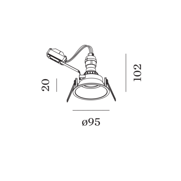Wever & Ducre DEEP IP44 PAR16 textuur wit GU10 springveren - Afbeelding 5