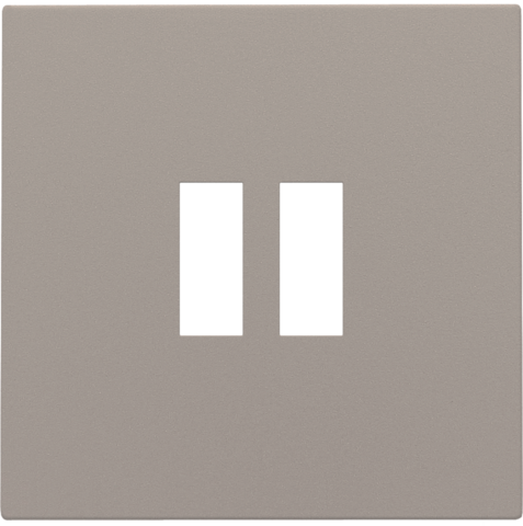 Niko intense brons afwerkingsset voor dubbele USB-A-lader Niko Intense bronze coated