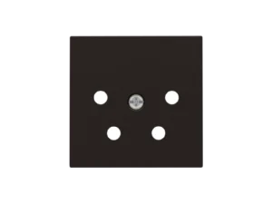 Niko Intense Dark Brown Coated afwerkingsset voor 5-polige telefooncontactdoos 124-69001 RAL 060 30 05 Niko Intense Dark Brown Coated RAL 060 30 05