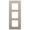 Niko intense brons 3-voudig Verticaal 60 mm verticale centerafstand Niko Intense Bronze