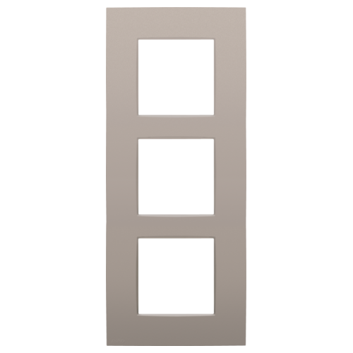 Niko intense brons 3-voudig Verticaal 60 mm verticale centerafstand Niko Intense Bronze
