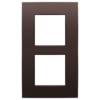 Niko intense dark brown 2-voudig Verticaal Niko Intense Dark Brown