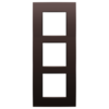 Niko intense dark brown 3-voudig Verticaal Niko Intense Dark Brown