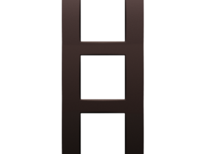 Niko intense dark brown 3-voudig Verticaal Niko Intense Dark Brown