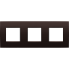 Niko intense dark brown 3-voudig Horizontaal Niko Intense Dark Brown