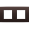 Niko intense dark brown 2-voudig Horizontaal Niko Intense Dark Brown