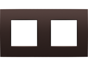Niko intense dark brown 2-voudig Horizontaal Niko Intense Dark Brown