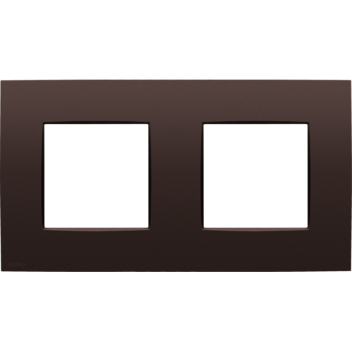 Niko intense dark brown 2-voudig Horizontaal Niko Intense Dark Brown