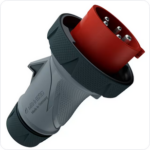 Mennekes Contactstop PowerTOP 16A 5P 6H 400V rood IP67 16 ampére