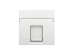 Niko Pure steel white Centraalplaat data 1x RJ 154-65100 RAL 000 90 00 Niko Pure Steel White Coated RAL 000 90 00