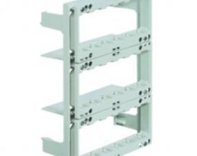 Bticino Frame/houder Multibox met montuur voor 3x6 modules Living/Light/Light Tech