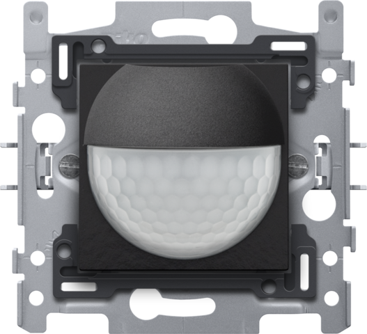 Niko Pure bakelite piano Wandbewegingsmelder 180° 230 V Niko Pure Bakelite® piano black