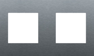 Niko Pure alu steel grey Horizontale Afdekplaat Horizontale afdekplaat Niko Pure alu steel grey