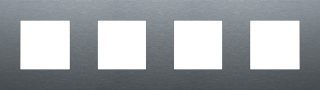 Niko Pure alu steel grey Horizontale Afdekplaat Horizontale afdekplaat Niko Pure alu steel grey