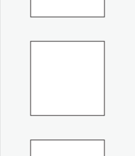 Niko Pure liquid snow Drievoudige Verticale afdekplaat met 60 mm verticale centerafstand 241-76300 RAL 9003 Niko Pure Liquid Snow White RAL 9003