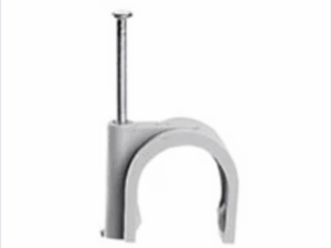 40 x Legrand Hechtklem Fixfor ronde kabel diam. 22mm -grijs- spijker 20mm Nagelklemmen