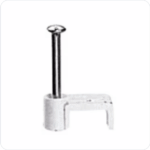 100 x Legrand Hechtklem Fixfor platte kabel 2 x 0,75mm² -wit- spijker 20mm Nagelklemmen