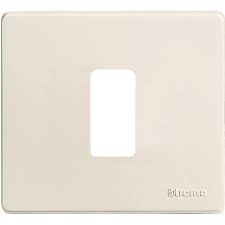 Bticino Afdekplaat Magic 1 module voor ref. 500S/1 en ref. 500S/1V Ivoor