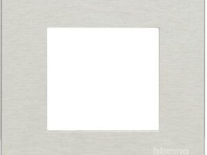 Bticino Afdekplaat Magic 2 modules voor ref. 500S/2AV Aluminium