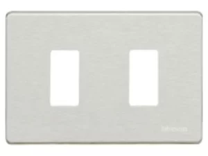 Bticino Afdekplaat Magic 2 modules voor modulehouder ref. 503R Ivoor