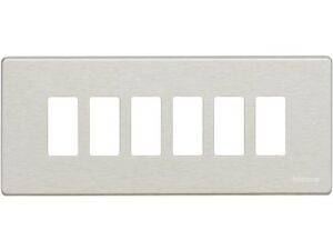 Bticino Afdekplaat Magic 6 modules voor modulehouder ref. 506S Ivoor