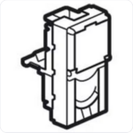 Legrand Mosaic contactdoos RJ 11 voor telefoon 4 contacten 1 module wit Mosaic Stopcontacten