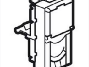 Legrand Mosaic contactdoos RJ 11 voor telefoon 4 contacten 1 module wit Mosaic Stopcontacten
