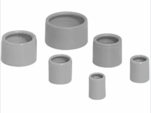 100 x Ingang PVC 20mm donkergrijs RAL 7037 Buizen en toebehoren 20mm