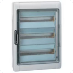 Legrand Verdeelkast 3x18 modules met klemmenblok IP65 Plexo Zekeringkasten