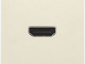 Niko original cream 100-69417 Afwerkingsset met HDMI-naar-HDMI-aansluiting Niko Audio & Hdmi sokkels