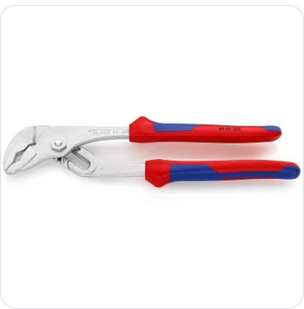 Knipex Tang Waterpomptang verchroomde Kop Meercomponentengreep L 250 mm Waterpomptang