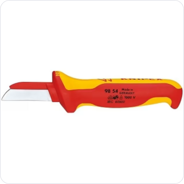 Knipex Kabelmes 1000V lemmet rugbekleed Kabel strippers