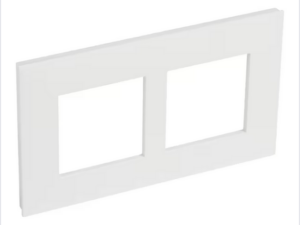 Legrand Valena Next afdekplaat 2 mechanismen vert centerafstand 57mm wit Valena Next Wit