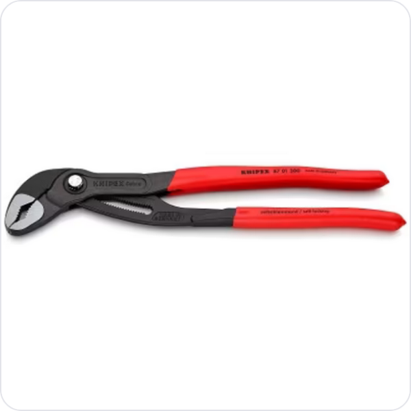 Knipex Tang Waterpomptang Cobra gepolijst kunststof Handgreep L 300 mm Waterpomptang