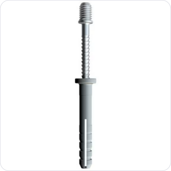 Obo bettermann 100 stuks Plug nylon 910/SDM 6x40 Pluggen en schroeven