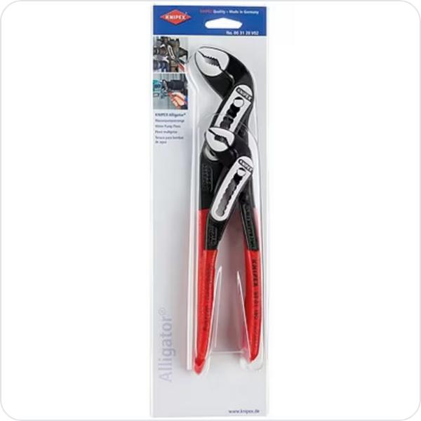 Knipex Tang Waterpomptang Cobra gepolijste Kop kunststof Handgreep L 250 mm Waterpomptang