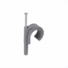 100 x MEPAC Plugclips met stalen nagel grijs voor buis 16-19 mm Nagelklemmen