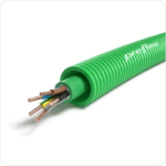 100 meter groen XGB 5G1,5mm² Preflex safe voorbedrade buis 20mm LS0H Halogeenvrije flex 1,5mm²