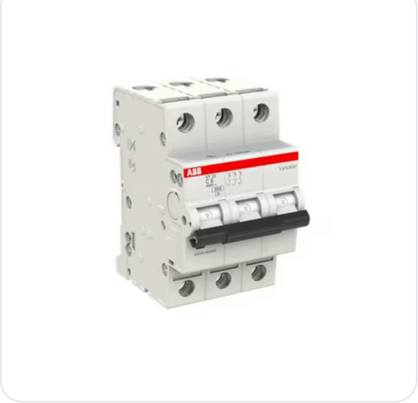 ABB Vynckier Automaat 3 polig 6A Automaten 3 polig