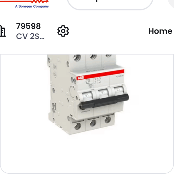 ABB Vynckier Automaat VY30 3P C32 3kA Automaten 3 polig