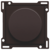 Niko intense dark brown Toets 1-0-2 voor draaischakelaar met 3 snelheden 20A Niko Intense Dark Brown