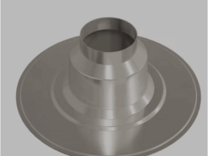 Ubbink Aluminium plakplaat dia 110mm Dak & Gevel