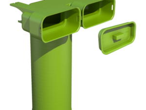 Ubbink Air Excellent 55SC Ventieladapter 125-90°