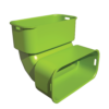 Ubbink bocht verticaal AE 55 60x130 Air Excellent