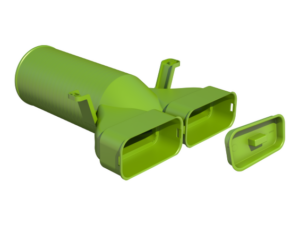 Ubbink Air Excellent 55SC Ventieladapter 125-180°