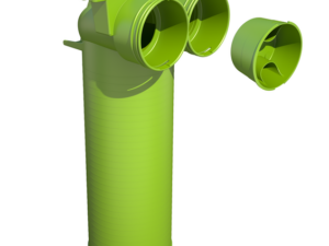 Ubbink Air Excellent 34C Ventieladapter 125-90°
