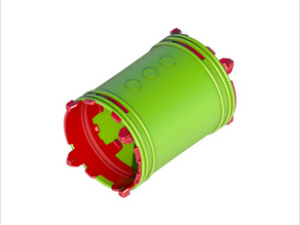 Ubbink Koppelstuk (flex/flex) voor AE34C Ø75/63 Air Excellent