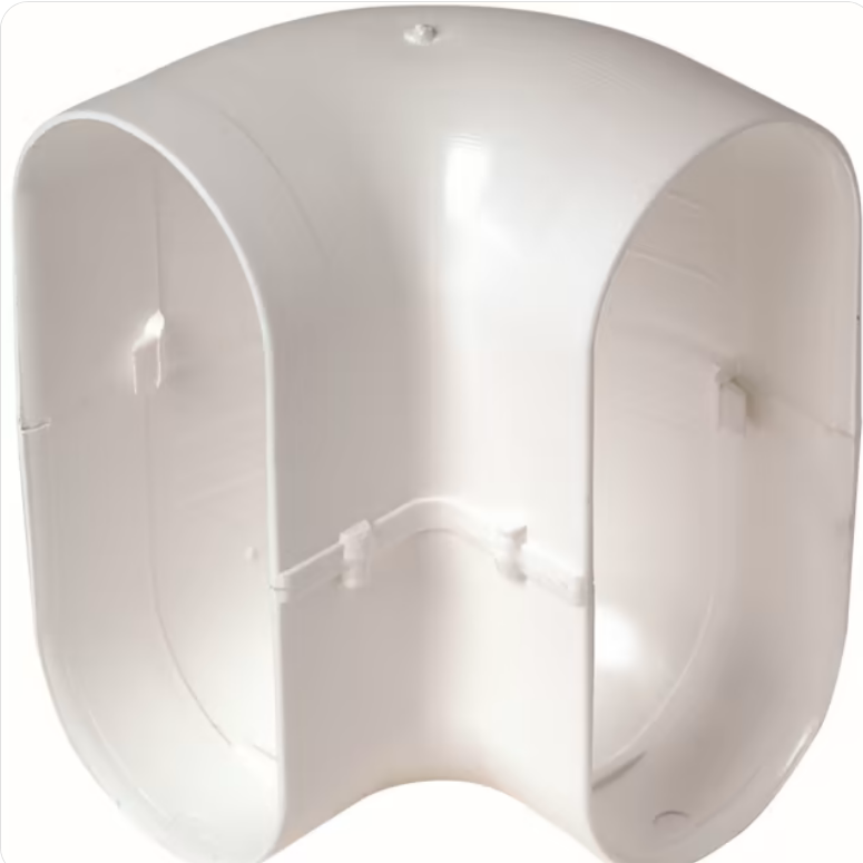 Verticale bocht Aldes 40x100