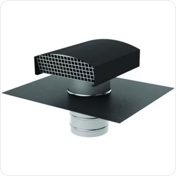 Ubbink dakdoorvoer mechanische ventilatie 420m3/h d150 antraciet Dak & Gevel